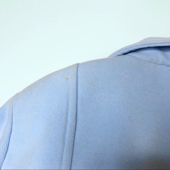 Chico’s Everyday Plush Coat Jacket Powder Blue 2 - Picture 7 of 9